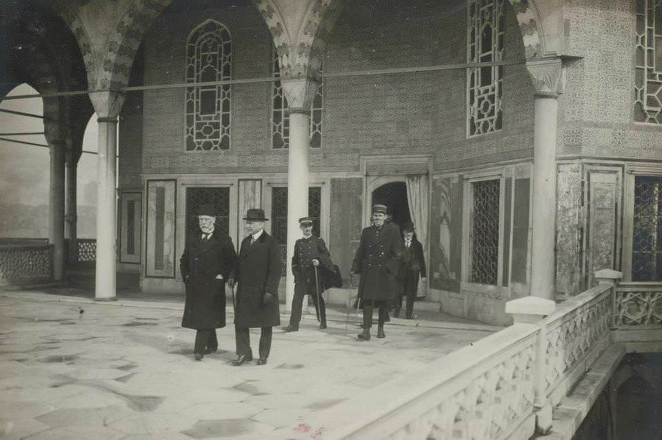 Fransız İşgal Güçleri Topkapı Sarayında 1918